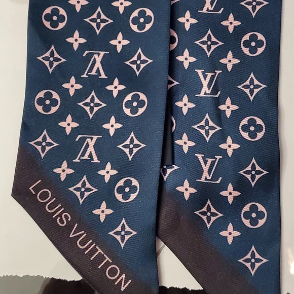 Hair Tie,Twilly, Scarf-100% SilkFashion - Picture 3 of 5